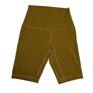 Lululemon Align Super High Rise Short Gold Spice Size 0